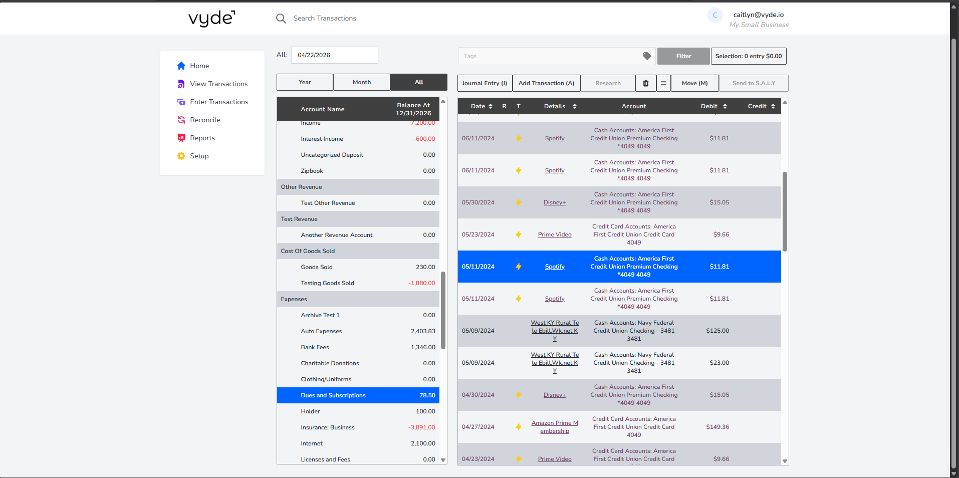 Vyde VBooks screenshot