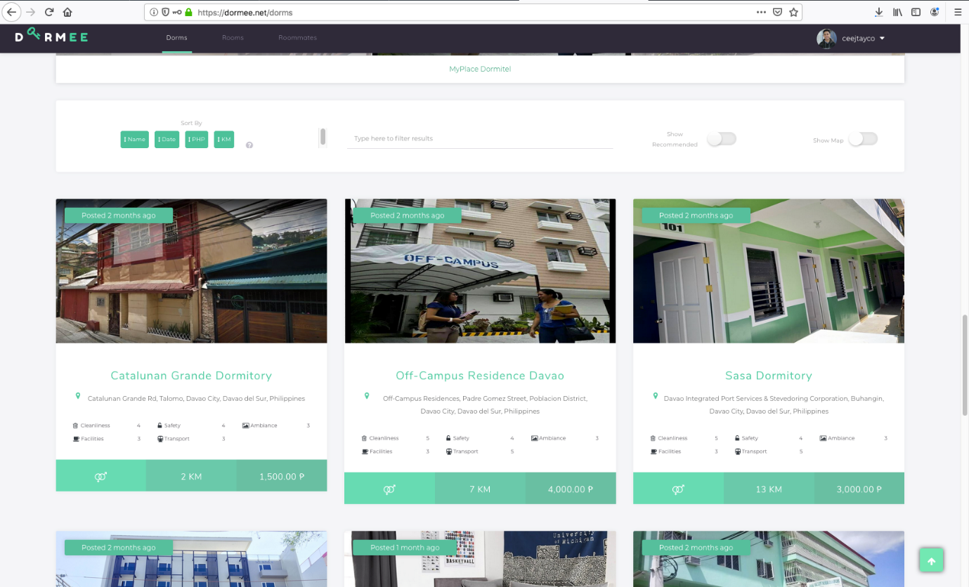 Dormee (Thesis Project) screenshot