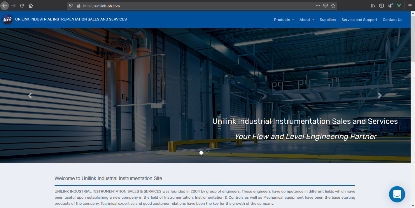 UnilinkPH Informational Website screenshot
